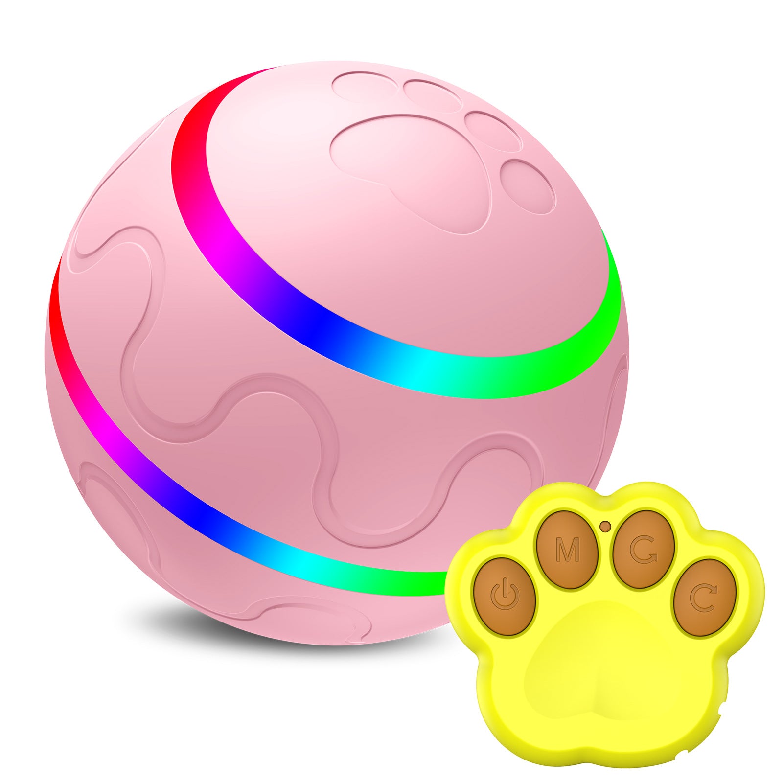 Zabawka dla kotów – nowa zabawka „Wicked Ball” – inteligentna piłka USB dla kotów – samonawijająca się piłka – automatycznie obracająca się piłka