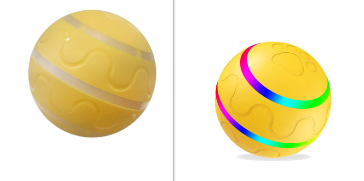 Zabawka dla kotów – nowa zabawka „Wicked Ball” – inteligentna piłka USB dla kotów – samonawijająca się piłka – automatycznie obracająca się piłka